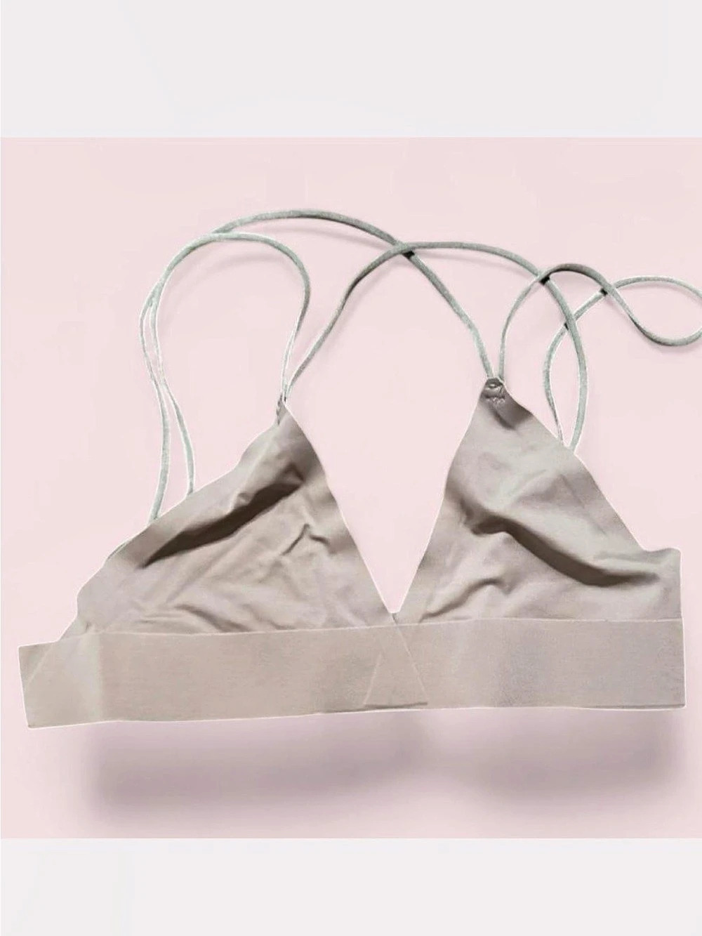 French Affair Gray Bralette Size Medium Like New